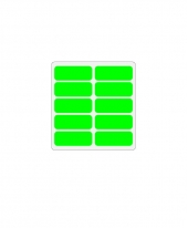 Self Adhesive Label 19mm X 50mm [Green]